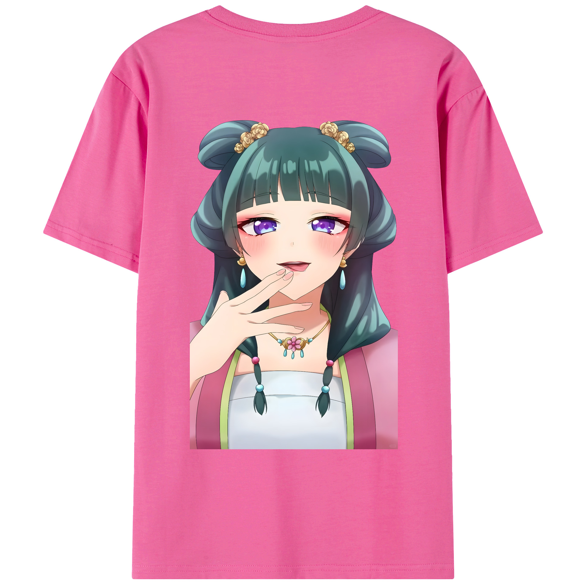 （画像用） 薬屋のひとりごと The Apothecary Diaries レディース半袖Tシャツ(バックプリント)